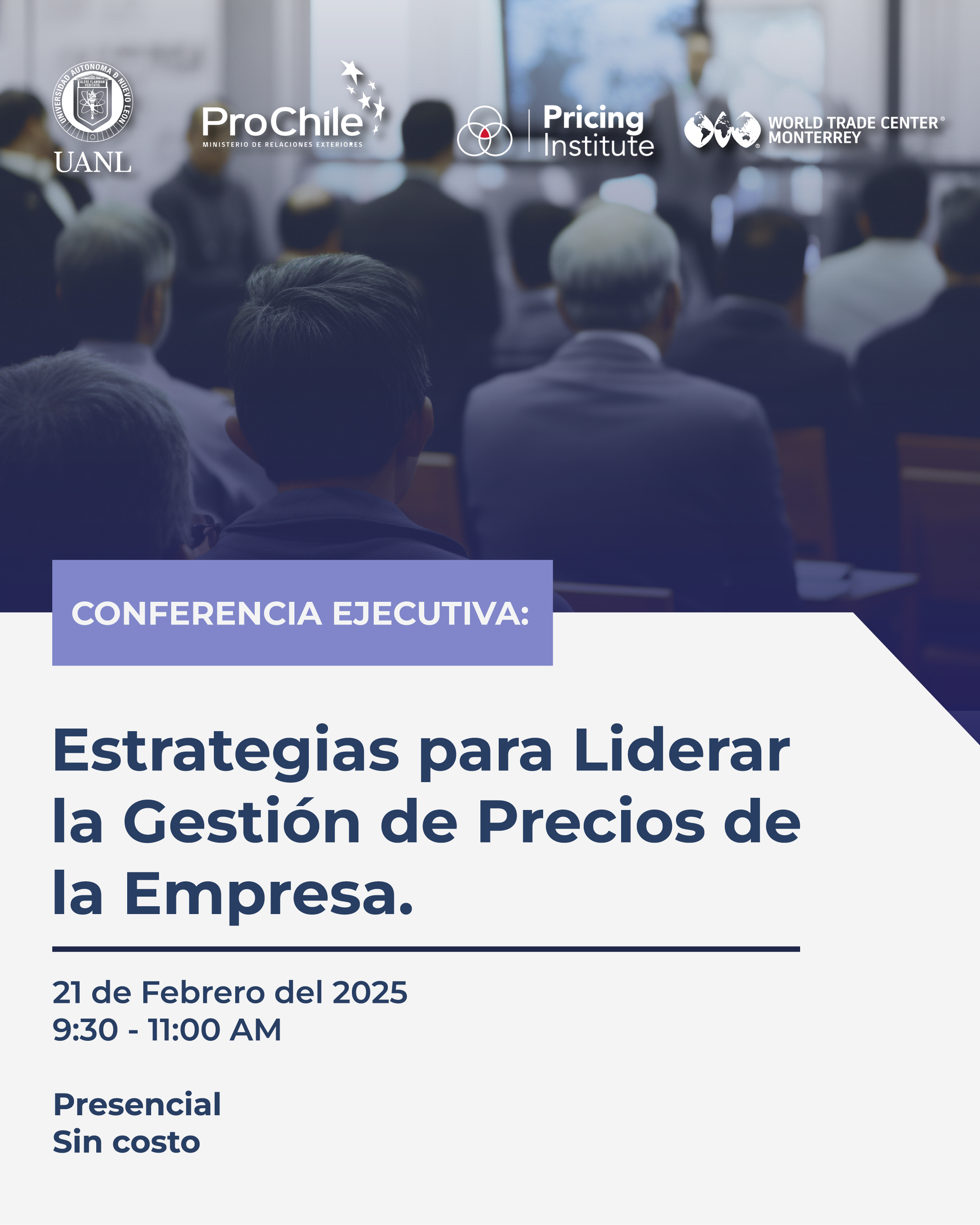 Charla Ejecutiva: Estrategias para Liderar la Gestión de Precios en la empresa