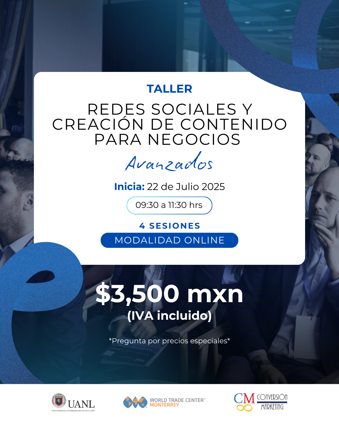 Taller: Redes Sociales y Creación de Contenido para Negocios | AVANZADOS
